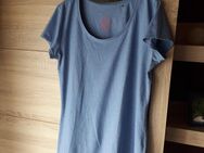 Damen T-Shirt jeansblau Basic Gr. XL - Euskirchen