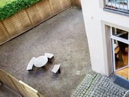 F-Hain: fully furnished 1-room apartment, 48 m², with own garden for rent for max. 12 months - available immediatly ! - Berlin