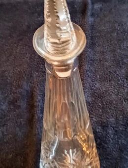 Verkaufe Karaffe Glas - Kristall Antik - Jugendstil - Oranienburg