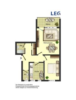 Ab September frei! 2-Zimmer-Wohnung in Bergkamen Weddinghofen im Angebot - Bergkamen