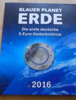 5 x 5 Euro BRD 2016 Klimazonen "Blauer Planet Erde" A-J,Stg,Neu,OVP im Folder - Büren
