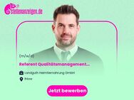 Referent Qualitätsmanagement (m/w/d) - Ihlow (Niedersachsen)
