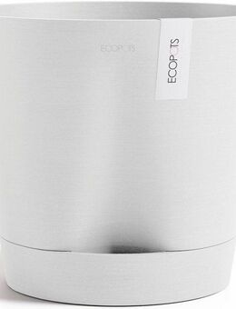 ECOPOTS Blumentopf Venice 2 30 Weiß, für den Innenbereich