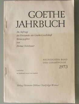Erich Trunz: Ein Tag aus Goethes Leben - Münster