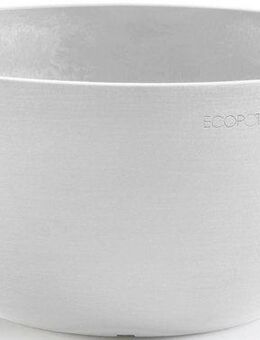 ECOPOTS Blumentopf Brussels 30 Weiß, für innen und außen: frostsicher, bruchsicher und lichtbeständig