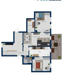 3 Zimmer-Wohnung im Familienfreundlichen SZ-Gebhardshagen + + Fachwerkhaus + + 1. OG - Salzgitter