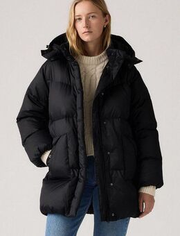 Levi's® Steppjacke WESTERN BUBBLE MI Abnehmbare Kapuze