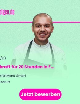 Spülkraft (m/w/d) für 20 Stunden in Festanstellung gesucht - Wilsdruff