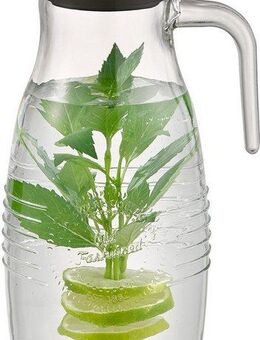 APS Karaffe OLD FASHIONED, aus Glas, mit Auffangsieb und Deckel, 1,8 Liter