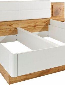 Schlafkontor Bettanlage Capri, mit 2 Nachttischen und integrierter LED-Beleuchtung