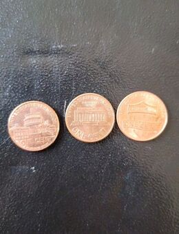 USA Münzen 3 Stück One Cent 2000, 2009, 2011 - Essen