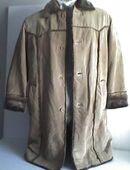 Ledermantel in Echtleder, Gr. 52, beige/braun, neu, NP 485,- Euro in 84359