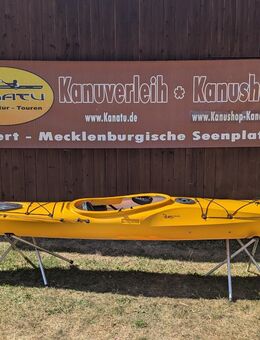 BaKaS Expedition 17.2 Kajak Einerkajak gelb gebraucht mit Steueranlage 2024 - Priepert