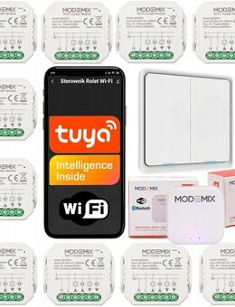 Wi-Fi Rollladensteuerung Tuya Smart – Set mit 10 Schaltern Zigbee Gateway Set452 - Wuppertal