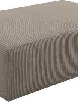 WERK2 Polsterhocker Zeus-XL, Curvy Trend Hocker mit urbaner Optik
