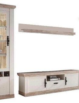 Home affaire Wohnwand Florenz 8, (Set, 4-St), im romatischen Landhauslook