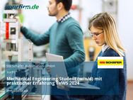 Mechanical Engineering Student (w/n/d) mit praktischer Erfahrung THWS 2024 - Giebelstadt
