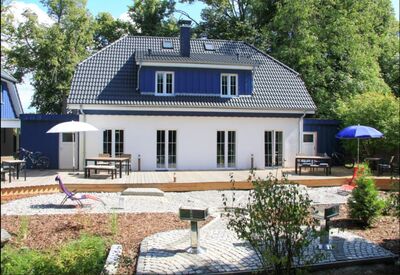 Ferienhaus- Doppelhaus- direkt am Bodden vor der Insel Ummanz auch als Erstwohnsitz auf der Insel Rüge
