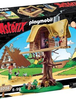 Playmobil® Troubadix mit Baumhaus (71016), Asterix Konstruktions-Spielset, (96 St), Made in Germany