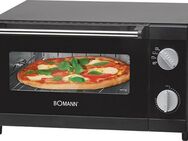 BOMANN Minibackofen MPO 2246 CB, Pizzaofen ideal zum Grillen und Aufbacken