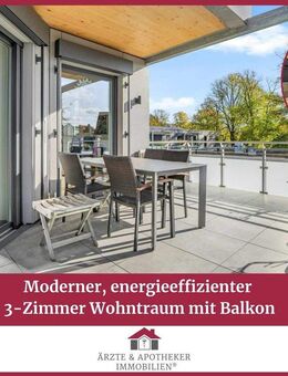 Moderner, energieeffizienter 3 Zimmer Wohntraum mit Balkon - Werne