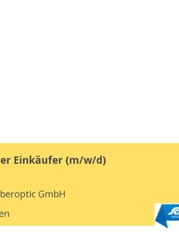 Strategischer Einkäufer (m/w/d) - Denzlingen