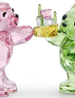 Swarovski Dekofigur Kris Bär Geburtstagsbären (1 St), Swarovski® Kristall