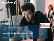 Manager Media Relations (m/w/d) - Berlin