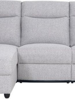 Home affaire Ecksofa BRIONNE, L-Form, 255cm, manuelle u. elektrische Funktion (USB A/C), Liegefunktion, Stauraum, Federkernpolsterung, Webstoff