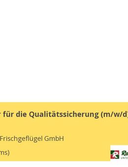 Mitarbeiter für die Qualitätssicherung (m/w/d) - Haren (Ems)