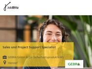 Sales und Project Support Specialist - Hennef (Sieg)