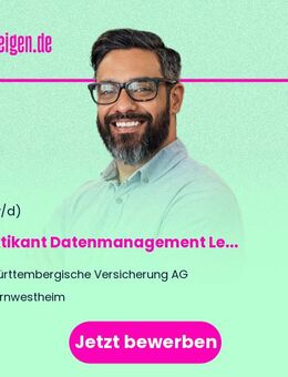 Praktikant (m/w/d) Datenmanagement Lebensversicherung - Kornwestheim