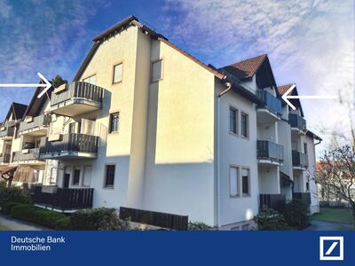 Helle 3-Zimmer-Wohnung mit zwei Balkonen und Garage in bester Lage