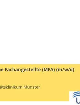 Medizinische Fachangestellte (MFA) (gn*) Hautklinik - Münster