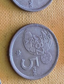 Münze Münzen Umlaufmünze Spanien 5 Pesetas 1980 im Stern 82 - Alzey Zentrum