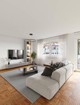 Planegg - Gepflegte 3-Zi-Wohnung mit Südbalkon im Hochparterre! Beziehbar / TG-Stellplatz / EBK - Planegg