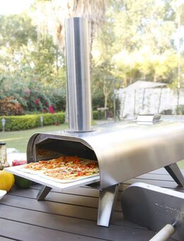 Outdoor Grill Holz BBQ Smoker Tragbarer Pizzaofen Pizzamaker - Wuppertal