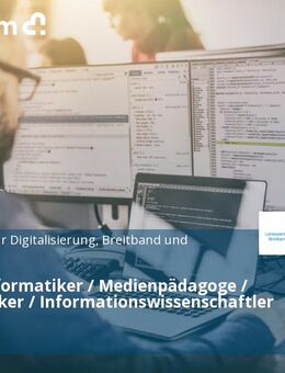 Medieninformatiker / Medienpädagoge / Informatiker / Informationswissenschaftler (m/w/d) - Traunstein