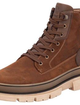 RIEKER Sport Winterstiefelette Plateaustiefel, Schnürstiefel mit wasserabweisender TEX-Membran