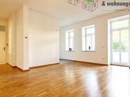 ERSTBEZUG:Kernsanierte 2-Raum-Wohnung mit Tageslichtbad inkl. Wanne/Dusche, Fußbodenheizung & Balkon - Chemnitz