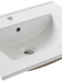 welltime Einbauwaschbecken Trento, mit Überlauf, Breite 61 cm