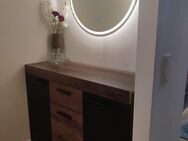 Sideboard – Oak & Black Look (139x88x41 cm) – Used, Great Condition - Berlin Spandau