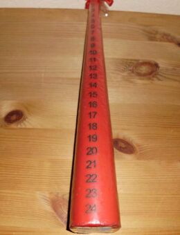 Rote Kerze für den Advent - Merkelbach