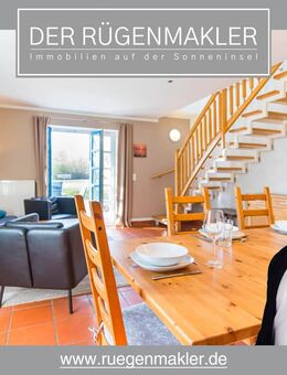 Umsatzstarke (2024: ca. 31.000 €) Maisonettewohnung mit Reihenendhaus-Charakter in Dranske-Bakenberg - Dranske