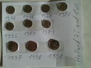 10 Münzen Niederlande Holland 10 Cent + 25 Cent - Hagen (Stadt der FernUniversität) Dahl