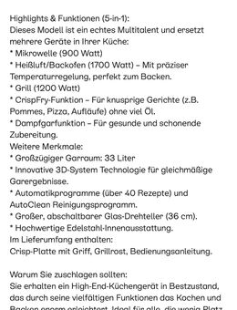 Mikrowelle supreme chef - Köln