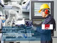 Automotive Beleuchtungstechnik Entwicklungsingenieur (m/w/d) - Ingolstadt