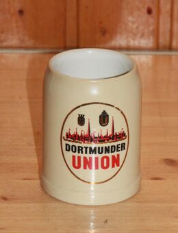 Dortmunder Union Bierkrug Keramik Steingut Steinzeug 0,5L sehr alt neuwertig - Borken