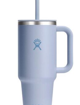 Hydro Flask Thermobecher All Around Travel Tumbler in den Größen 24 oz/ 32 oz / 40 oz, Edelstahl, Thermo Cup mit Strohhalm