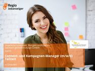 Content- und Kampagnen-Manager (m/w/d) Teilzeit - Dresden